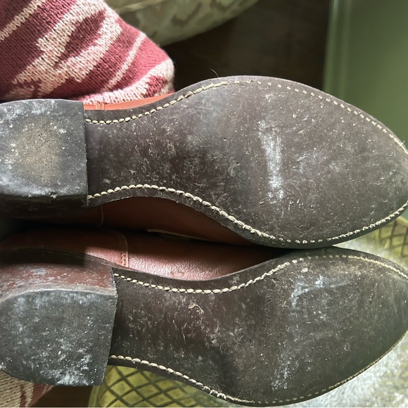 Women's Brown Leather Lace-Up Boots - Picture 8 of 8